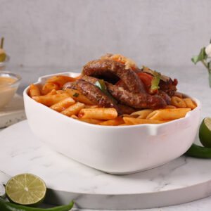 مكرونة بالسجق